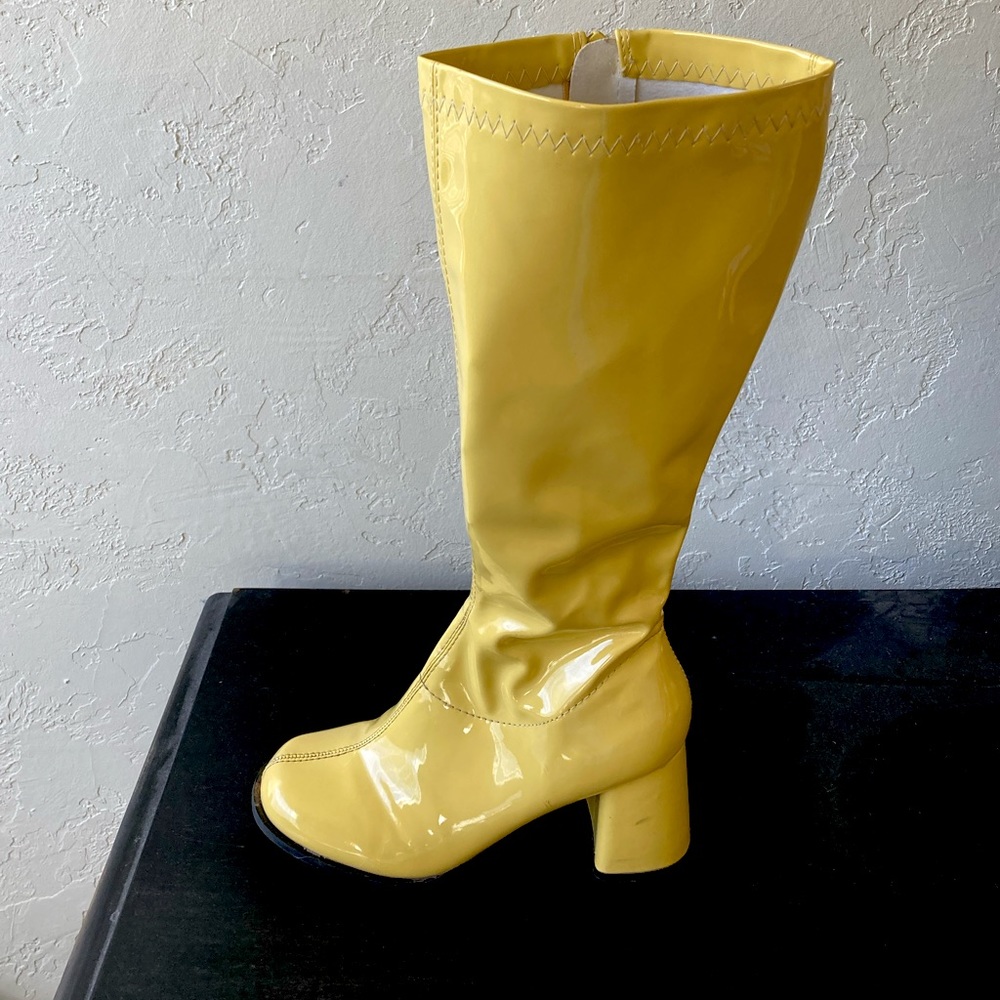 Yellow Go-Go boots